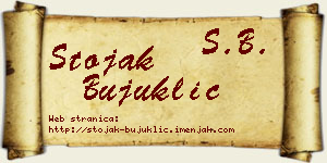Stojak Bujuklić vizit kartica